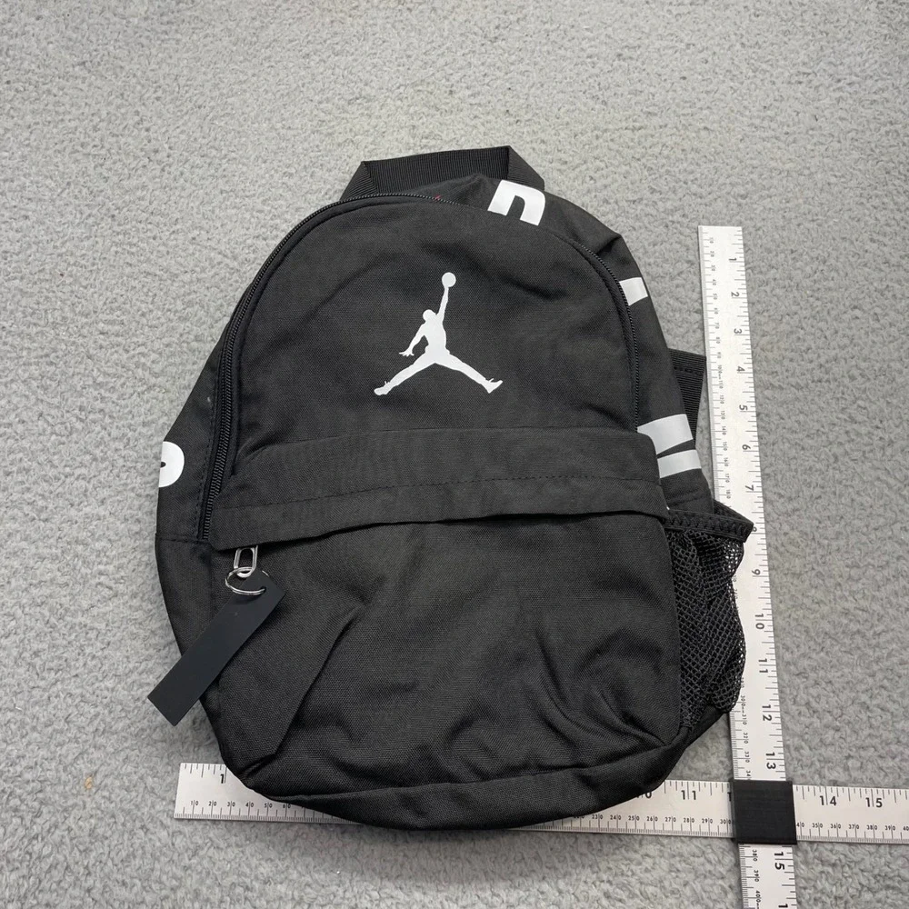 Nike Air Jordan 7A0654-023 Jumpman Logo Black Mini Bag 10L Small Travel Backpack